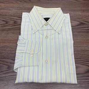 Cortina Green w/ Blue Stripe Shirt XL